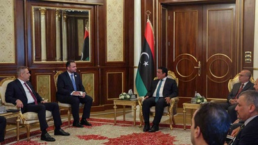 Hakan Fidan, Libya'da El-Menfi ile Görüştü