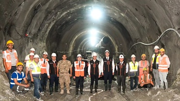 Erzurum ile Rize arasındaki mesafeyi 52 kilometre kısaltacak dev tünelin inşası hız kazandı