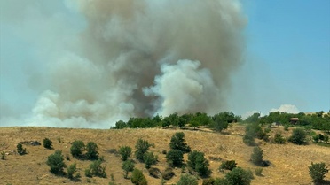 Malatya'da Tarım Arazisinde Yangın Kontrol Altına Alındı