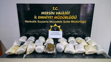 Mersin'de 15 kilo esrar ele geçirildi