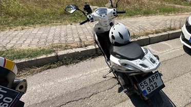 Samsun'da Kaza: Motosiklet Sürücüsü Yaralandı
