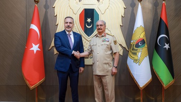 Bakan Fidan, Libya'da Hafter ile Görüştü