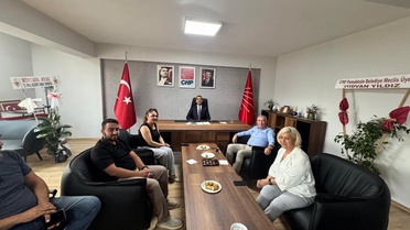 Başkan Kepenek, CHP Denizli İl Başkanı Oran’a ziyaret etti