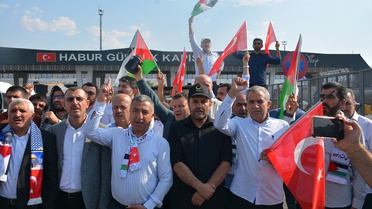 Filistin Konvoyu'na Şırnak'tan Destek