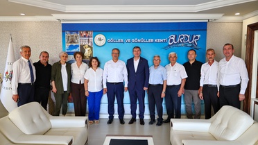Burdur Kent Konseyi yönetiminden Başkan Ercengiz’e ziyaret