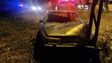 Alaca'da Alkollü Sürücü Tarla Yolculuğu Yaşadı