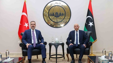 Hakan Fidan, Libya'da Agila Salih ile görüştü