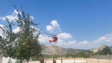 Tunceli'de Kaza: Yaralı Hasta Helikopterle Sevk Edildi