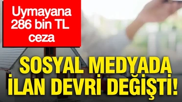 Sosyal Medyada İlan Paylaşımı Düzenlemesi