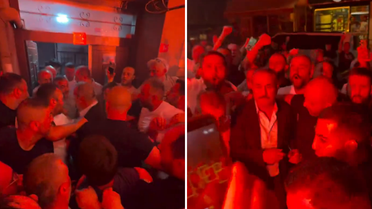 UltrAslan lideri Sebahattin Şirin'e coşkulu karşılama