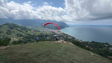 Artvin'de Yamaç Paraşütü Türkiye Şampiyonası