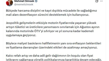 Motorin Fiyatları İçin ÖTV Sıfırlaması