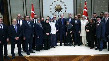 Erdoğan, Şehit Aileleri ve Gazileri Kabul Etti