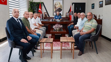 Emekli Polis Memurları Aktaş'ı Ziyaret Etti