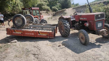 Vezirköprü'de Traktör Kazası: 1 Ölü, 7 Yaralı