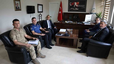 Vali Taşolar'dan Kaymakam Kayaş'a Ziyaret