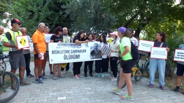 Bisikletliler İçin Güvenli Yollar Talebi