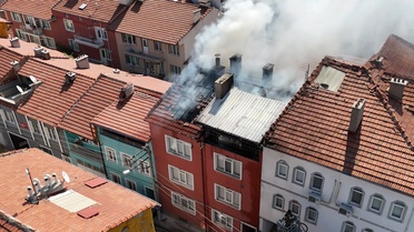 Kütahya'da Çatı Yangını Kontrol Altına Alındı