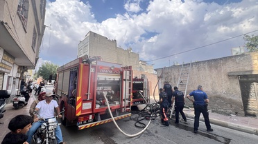 Kilis'te Metruk Evde Yangın
