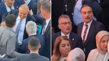 Partilerinden istifa eden milletvekilleri Ömer Karakaş ve Mustafa Bilici AK Parti'nin 25. yıl programına katıldı