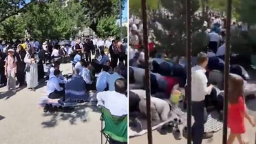 Alihan Kuriş Ankara'ya getirildi, 'Süleymancılar' destek için Başkent Millet Bahçesi'nde toplandı
