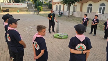 Boyabat'ta İzcilere Çadır Eğitimi