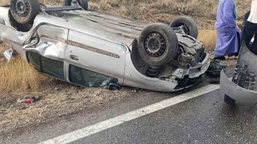 Yeşilova'da Takla Atan Araçta 4 Yaralı