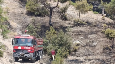 Kahramanmaraş'ta Orman Yangını Kontrol Altına Alındı