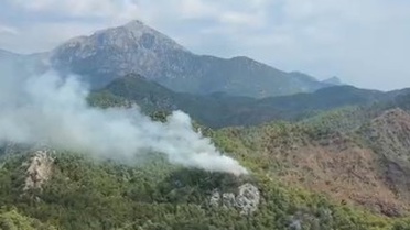 Kemer'de orman yangını kontrol altına alındı