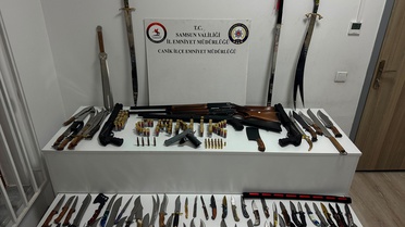 Samsun'da Ruhsatsız Silah Operasyonu