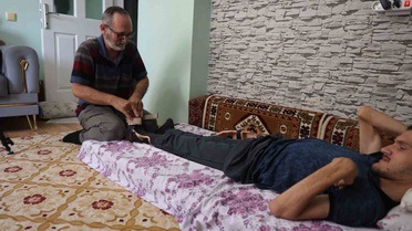 Babasından Örnek Mücadele