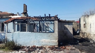 Eskişehir'de Ev Yangını
