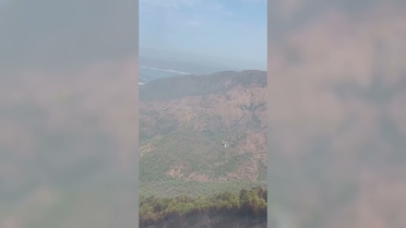 Marmaris'teki orman yangınında 18. saat
