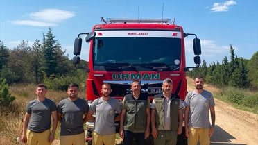 Kaymakam Özderin Orman Yangınlarını Denetledi