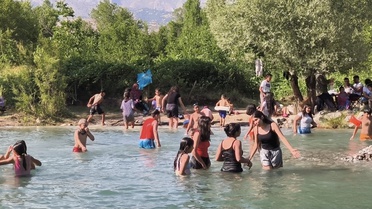 Tağar Çayı'nda Yüzme Keyfi Kaçtı