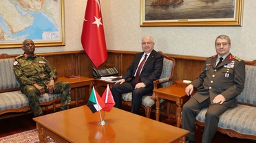 Yaşar Güler, Sudan Genelkurmay Başkanı'nı kabul etti