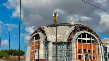 Üniversite Camii İnşaatı İncelendi