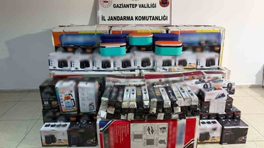 Gaziantep'te Kaçak Elektronik Operasyonu