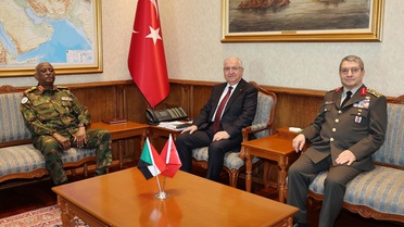 Güler, Sudan Genelkurmay Başkanı'nı Kabul Etti
