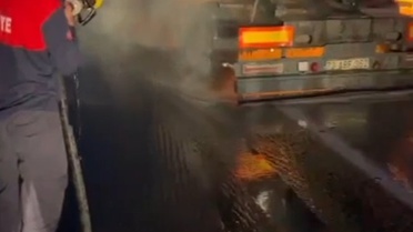 Akaryakıt Tankeri Alev Aldı