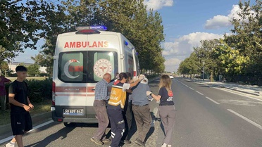 Tekirdağ'da Triportör ve Araç Çarpıştı: 2 Yaralı