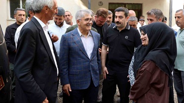 Vali Çelik, Kepçeli Köyü'nü Ziyaret Etti