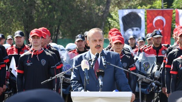 Motosikletli Polis Timleri Töreni
