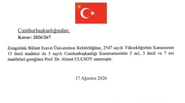 ZBEÜ'ye yeni rektör: Prof. Dr. Ahmet Ulusoy