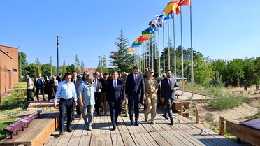 Bakan Yardımcısı Çelik, Malazgirt etkinlik alanlarını inceledi