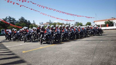 Ankara'da Motosikletli Polis Timleri Mezuniyet Töreni Düzenlendi