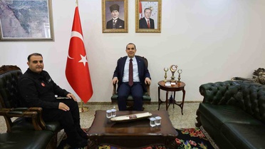Vali Taşolar, Yeni AFAD Müdürü Şeyda'yı Kabul Etti