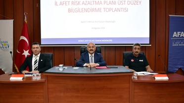 Aydın'da Afet Risk Azaltma Toplantısı
