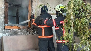 Ilgaz'da Yangın: 2 Ev ve 1 Hayvan Yandı