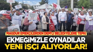 Diyarbakır'da İşten Çıkarılan İşçiler Eylemde